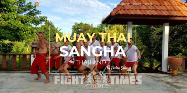사진 = Muay Thai Sangha 웹사이트 메인화면